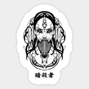 CYBER ASSASSIN Raw Sticker